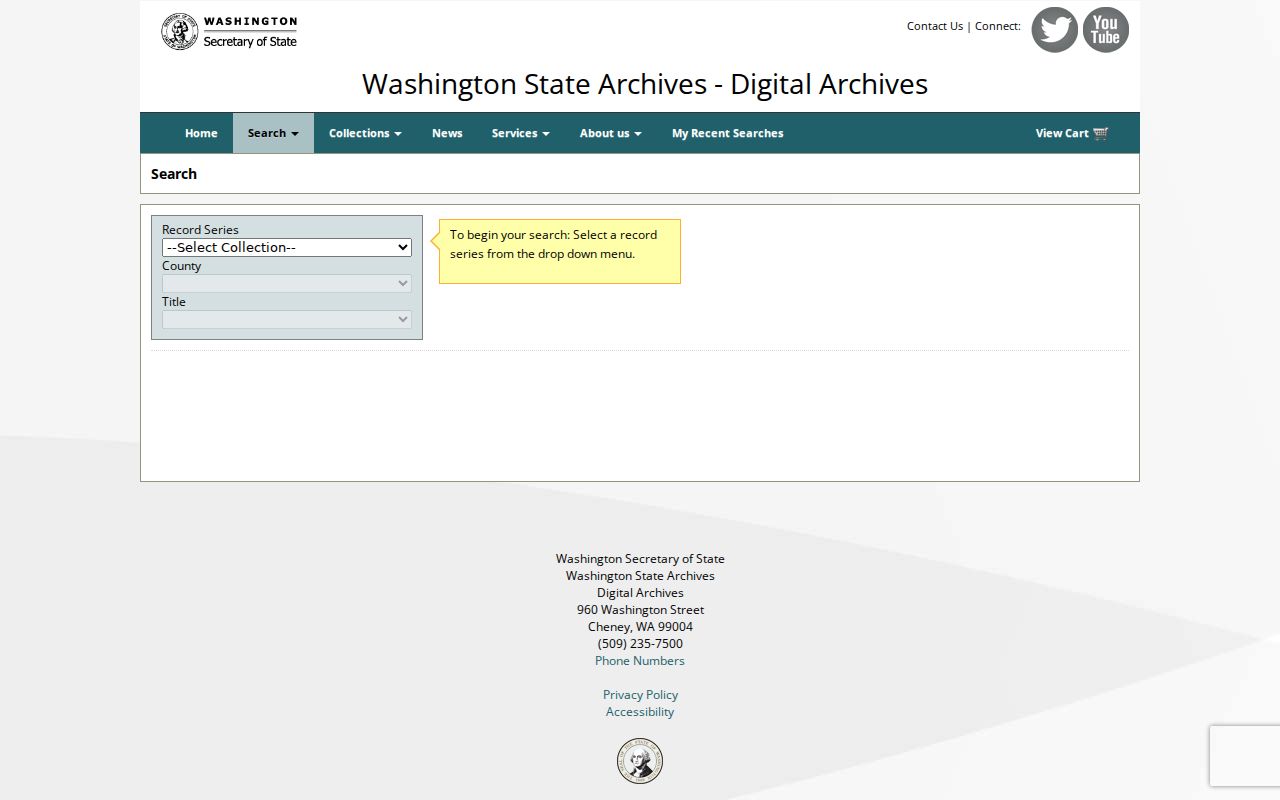 Washington Digital Archives for North Lynnwood city directory names